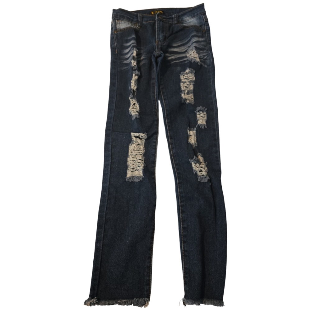 Kroix Distressed Skinny Jeans